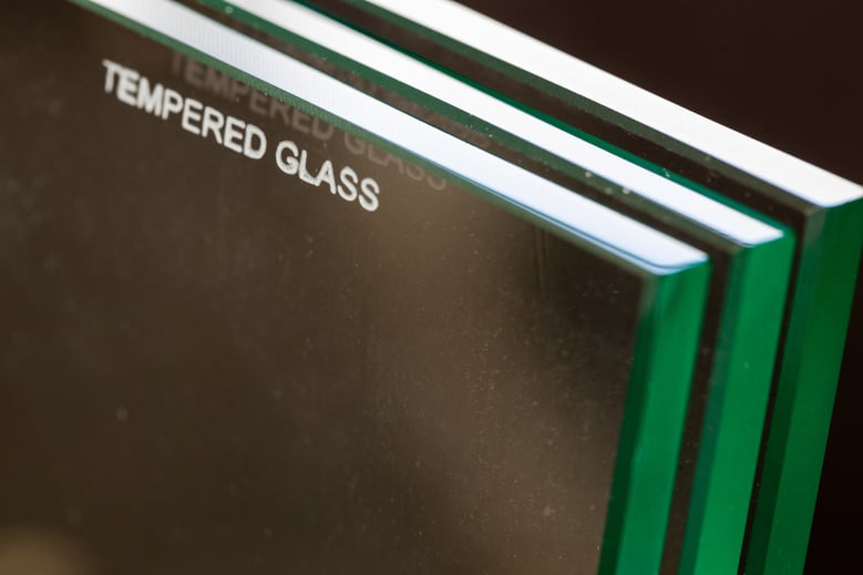 tempered glass up close