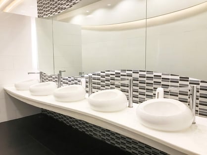 Public Restroom Mirror