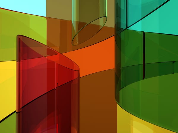 commercial colored glass