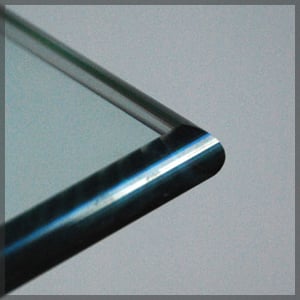 pencil edge glass edge types