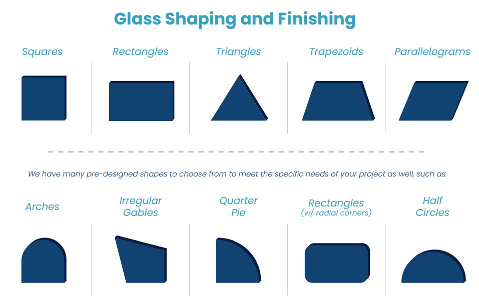 Custom Glass Shapes for Enhanced Project Design